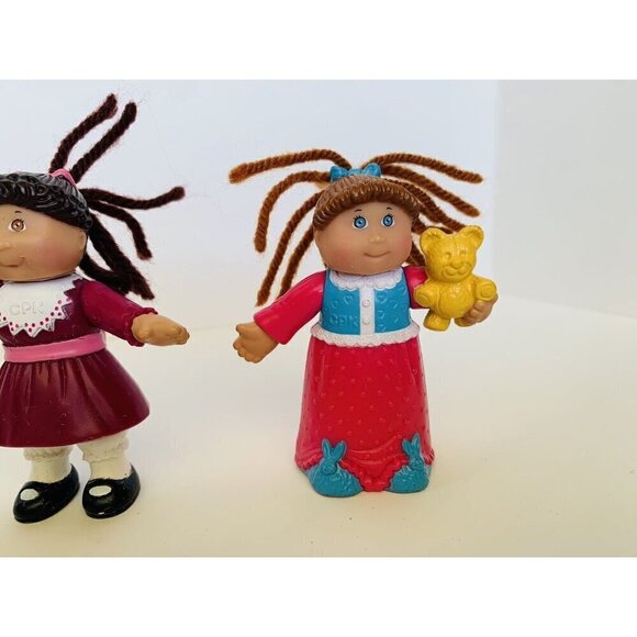 Cabbage Patch Kids CPK Doll Mini Figures Lot Of 3 PVC 1990s Figures - Picture 4 of 14